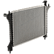 Radiator, 3.8L/5.0L Engines, Aluminum Core, Plastic Tank