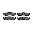 2010 Mercury Mountaineer - Front Ceramic Brake Pad Set, 4.6L 8Cyl, Z16 Evolution Ceramic