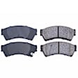 2008 Ford Fusion - Front Ceramic Brake Pad Set, Z16 Evolution Ceramic