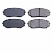 2012 Ford Edge - Front Ceramic Brake Pad Set, 2.0L 4Cyl, Z16 Evolution Ceramic