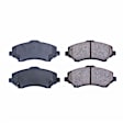 2007 Jeep Wrangler - Front Ceramic Brake Pad Set, Z16 Evolution Ceramic