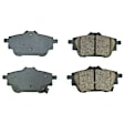 2020 Nissan Sentra - Rear Ceramic Brake Pad Set, 2.0L 4Cyl, Z16 Evolution Ceramic