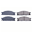 1989 Nissan D21 - Front Ceramic Brake Pad Set, 4WD, Z16 Evolution Ceramic