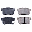 2004 Honda Civic - Rear Ceramic Brake Pad Set, 2.0L 4Cyl, With Rear Disc, Z16 Evolution Ceramic