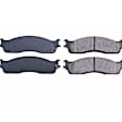 2004 Dodge Ram 2500 - Front Ceramic Brake Pad Set, 5.7L 8Cyl, Z16 Evolution Ceramic