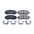 2010 Acura RDX - Front Ceramic Brake Pad Set, 2.3L 4Cyl, engdesig: K23A1, Z17 Evolution Plus Ceramic