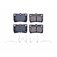 17-1113 Rear Z17 Evolution Plus Ceramic Ceramic Brake Pad Set