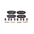 17-1124 Rear Z17 Evolution Plus Ceramic Ceramic Brake Pad Set