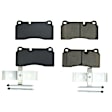 17-1155 Rear Z17 Evolution Plus Ceramic Ceramic Brake Pad Set