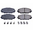 2018 Toyota RAV4 - Front Ceramic Brake Pad Set, with 296mm Front Rotor, Z17 Evolution Plus Ceramic