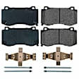 2023 Dodge Challenger - Front Ceramic Brake Pad Set, 5.7L 8Cyl, MOPAR Big Brake Kit; 345mm Front Rotor, Z17 Evolution Plus Ceramic