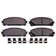 2019 Toyota Highlander - Front Ceramic Brake Pad Set, 3.5L 6Cyl, Z17 Evolution Plus Ceramic