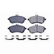 2012 Mercedes Benz C300 - Front Ceramic Brake Pad Set, Requires Wear Sensor, Z17 Evolution Plus Ceramic