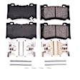 17-1346 Front Z17 Evolution Plus Ceramic Ceramic Brake Pad Set