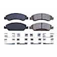 2017 Cadillac XTS - Front Ceramic Brake Pad Set, With 6 Lug Wheels, Z17 Evolution Plus Ceramic