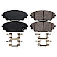 17-1728 Front Z17 Evolution Plus Ceramic Ceramic Brake Pad Set
