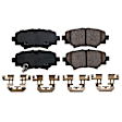 2015 Mazda 3 - Rear Ceramic Brake Pad Set, 2.5L 4Cyl, Except Mexico Built, Z17 Evolution Plus Ceramic