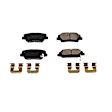 2012 Hyundai Santa Fe - Rear Ceramic Brake Pad Set, 3.5L 6Cyl, Z17 Evolution Plus Ceramic