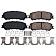 2023 Nissan Titan - Rear Ceramic Brake Pad Set, 5.6L 8Cyl, Z17 Evolution Plus Ceramic