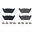 2025 Ram 1500 - Rear Ceramic Brake Pad Set, 3.6L 6Cyl, Z17 Evolution Plus Ceramic
