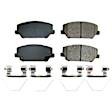 2022 Hyundai Veloster N - Front Ceramic Brake Pad Set, 2.0L 4Cyl, Z17 Evolution Plus Ceramic