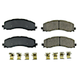 2019 Ram 2500 - Rear Ceramic Brake Pad Set, 6.4L 8Cyl, Z17 Evolution Plus Ceramic