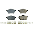 17-2306 Rear Z17 Evolution Plus Ceramic Ceramic Brake Pad Set