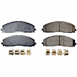 17-2490 Front Z17 Evolution Plus Ceramic Carbon Fiber Ceramic Brake Pad Set