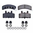1988 Chevrolet K2500 Scottsdale - Front Ceramic Brake Pad Set, Z17 Evolution Plus Ceramic