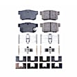 17-537 Rear Z17 Evolution Plus Ceramic Ceramic Brake Pad Set