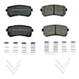 17-6010 Rear Z17 Evolution Plus Ceramic Ceramic Brake Pad Set