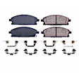 2005 Nissan X-Trail - Front Ceramic Brake Pad Set, 2.5L 4Cyl, Z17 Evolution Plus Ceramic