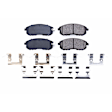 2014 Nissan Juke - Front Ceramic Brake Pad Set, Z17 Evolution Plus Ceramic