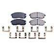 2005 Nissan Altima - Front Ceramic Brake Pad Set, Z17 Evolution Plus Ceramic
