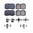 2008 Mercedes Benz S600 - Front Ceramic Brake Pad Set, Armored Package, Requires Wear Sensor, Z17 Evolution Plus Ceramic