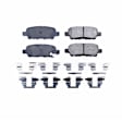 2012 Nissan Juke - Rear Ceramic Brake Pad Set, Z17 Evolution Plus Ceramic