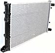 Radiator, 1.8L/1.9L/2.0L Engines, Aluminum Core, Plastic Tank