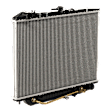 1993-1997 Isuzu Rodeo - Radiator, 3.2L/3.5L Engines, Aluminum Core, Plastic Tank