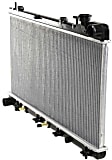 Radiator, 1.8L/2.2L/2.5L Engines, Automatic or Manual Transmission, Aluminum Core, Plastic Tank