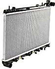 Radiator, 1.8L/2.2L/2.5L Engines, Automatic or Manual Transmission, Aluminum Core, Plastic Tank