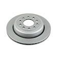 2009 Lincoln Town Car - Rear, Driver or Passenger Side Brake Disc, Geomet Coated, Plain Surface, Vented, 5 Lugs, 294.9 mm, 10 Stud Wheel, 4.6L 8Cyl, Evolution Geomet Coated High Carbon