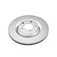 AR8190EVC Front, Driver or Passenger Side Brake Disc, Plain Surface, Vented, 5 Lugs,, Evolution Geomet Coated High Carbon