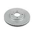 2010 Ford Focus - Front, Driver or Passenger Side Brake Disc, Geomet Coated, Plain Surface, Vented, 4 Lugs, 2.0L 4Cyl, Evolution Geomet Coated High Carbon