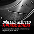 AR82130XPR Front Brake Disc, Cross-drilled and Slotted, Vented, 8 Lugs,, Evolution Drilled & Slotted Series