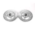 AR82171XPR Front Brake Disc, Cross-drilled and Slotted, Vented, 5 Lugs, Evolution Drilled & Slotted Series