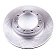 AR82179 Front or Rear, Driver or Passenger Side Brake Disc, Plain Surface, Vented, 5 Lugs, 381 mm, Autospecialty By Powerstop
