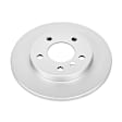 AR8286EVC Rear, Driver or Passenger Side Brake Disc, Geomet Coated, Plain Surface, Solid, 5 Lugs, Evolution Geomet Coated High Carbon