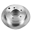 2015 Jeep Patriot - Rear, Driver or Passenger Side Brake Disc, Natural Finish, Plain Surface, Vented, 5 Lugs, 2.4L 4Cyl, Autospecialty By Powerstop