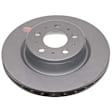 AR84006EVC Front, Driver or Passenger Side Brake Disc, Geomet Coated, Plain Surface, Vented, 5 Lugs, 320.29 mm, Evolution Geomet Coated High Carbon