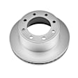 AR85116EVC Rear, Driver or Passenger Side Brake Disc, Geomet Coated, Plain Surface, Vented, 8 Lugs, Evolution Geomet Coated High Carbon